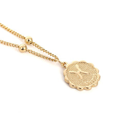 Load image into Gallery viewer, 12 Constellations Flower Tag Necklace for Women
