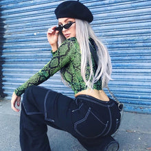 Load image into Gallery viewer, Casual Snake-Print T-Shirt