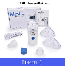 Load image into Gallery viewer, Portable Mesh Nebulizer