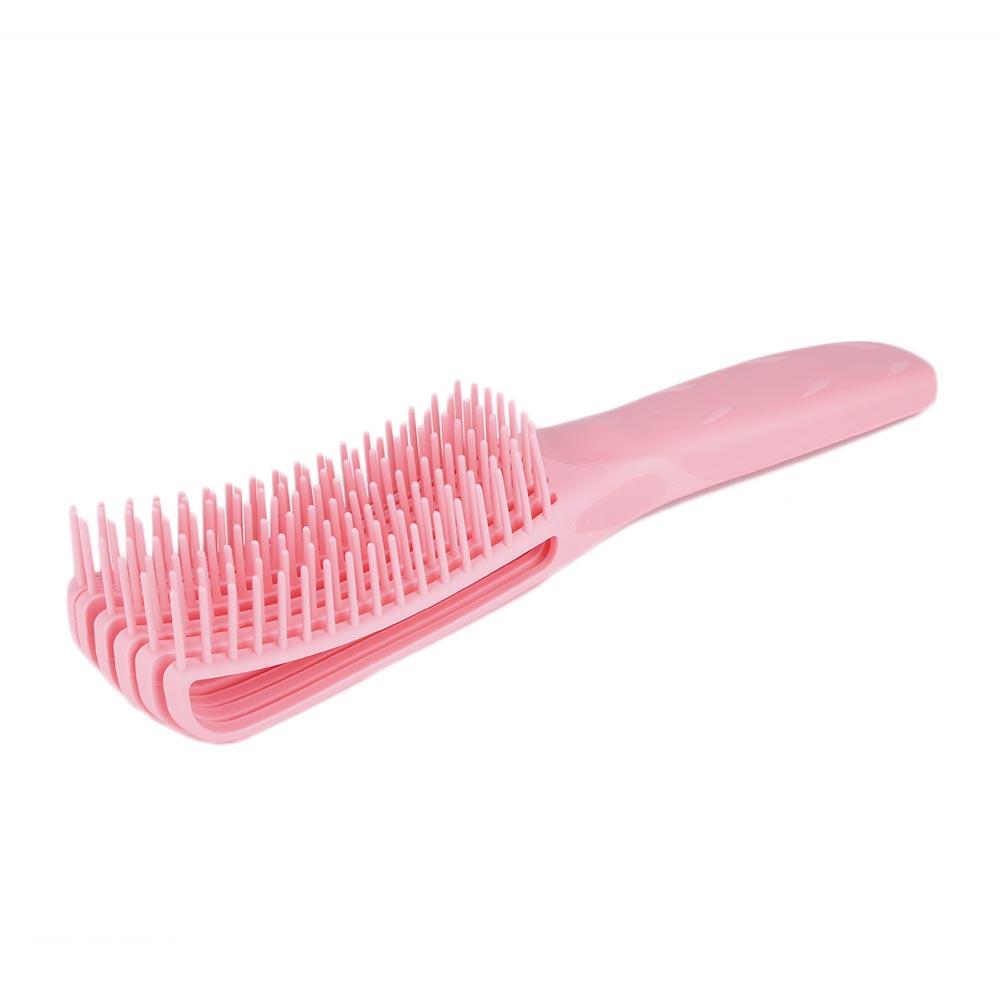 Mint Green/Pink Hair Brush & Scalp Massager