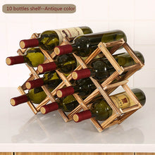 Load image into Gallery viewer, Wooden Wine Rack