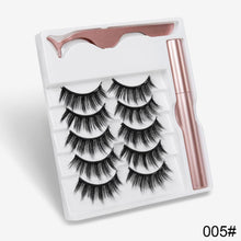 Load image into Gallery viewer, 5 Pairs Magnetic Eyelashes