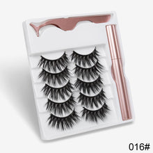Load image into Gallery viewer, 5 Pairs Magnetic Eyelashes