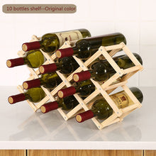 Load image into Gallery viewer, Wooden Wine Rack
