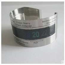 Load image into Gallery viewer, Stainless Steel Wine Bracelet Thermometer (4-24C)
