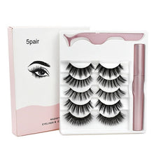 Load image into Gallery viewer, 5 Pairs Magnetic Eyelashes