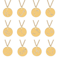 Load image into Gallery viewer, 12 Constellation Stainless Steel Necklace
