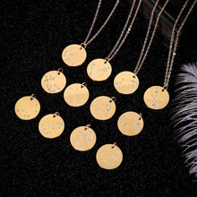 Load image into Gallery viewer, 12 Constellation Stainless Steel Necklace
