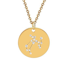 Load image into Gallery viewer, 12 Constellation Stainless Steel Necklace
